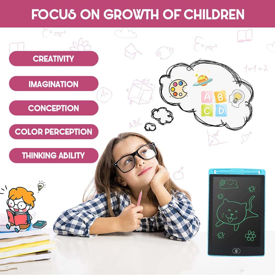 Miloo LCD Writing Tablet for Kids