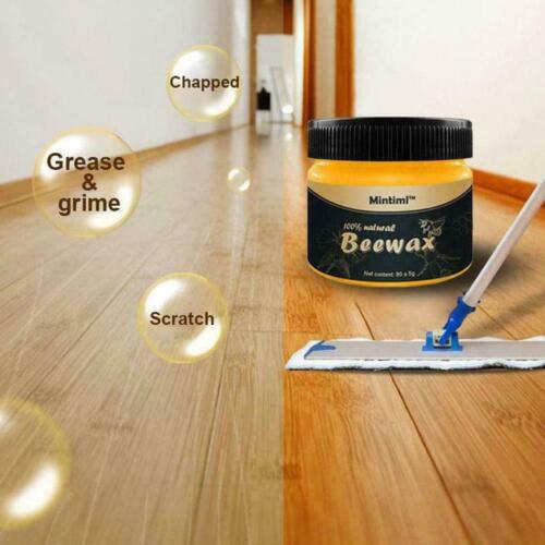 100% Natural Beeswax Wood Polish (85g)