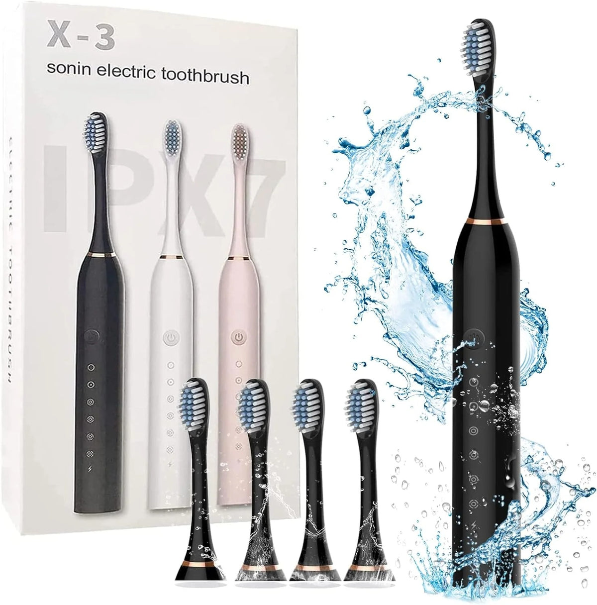 Miloo Electric Toothbrush - Rechargeable Sonic Toothbrush